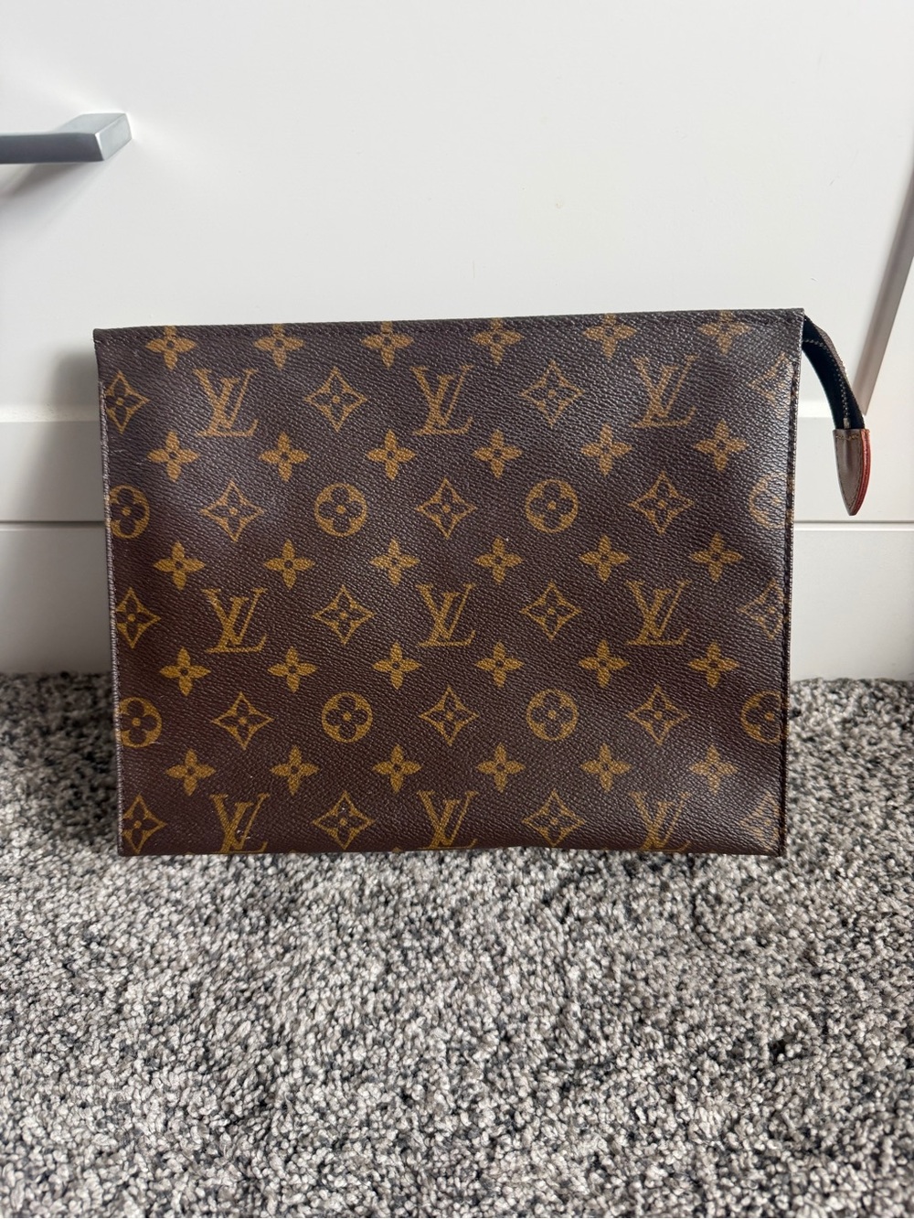Louis Vuitton Brown Monogram Cosmetic Pouch